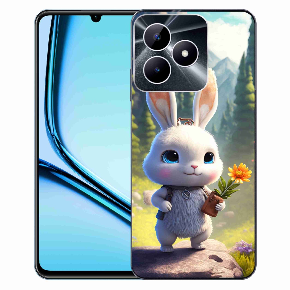 Gél borítás mmCase a Realme Note 50 készülékhez - aranyos nyuszi