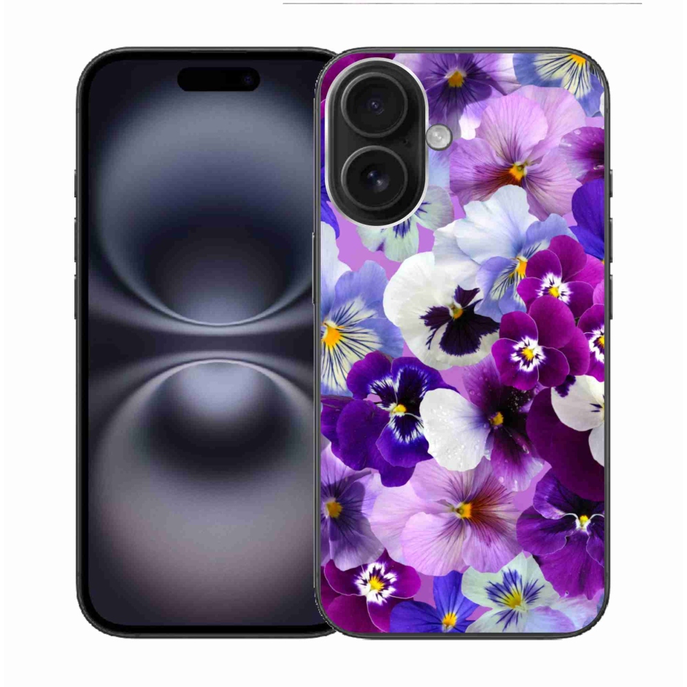 Gél borítás mmCase iPhone 16 - virágok 9