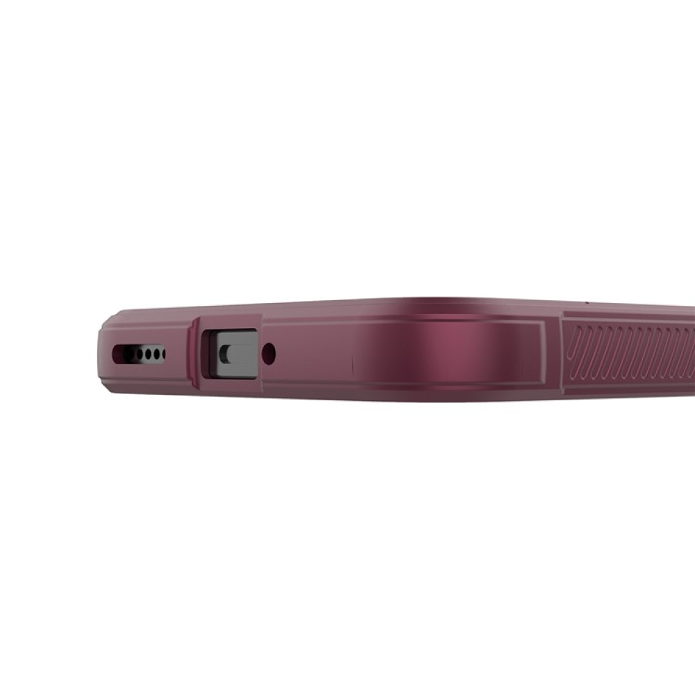 Rugg tartós zselés tok Xiaomi Poco F7 5G - bordó színben