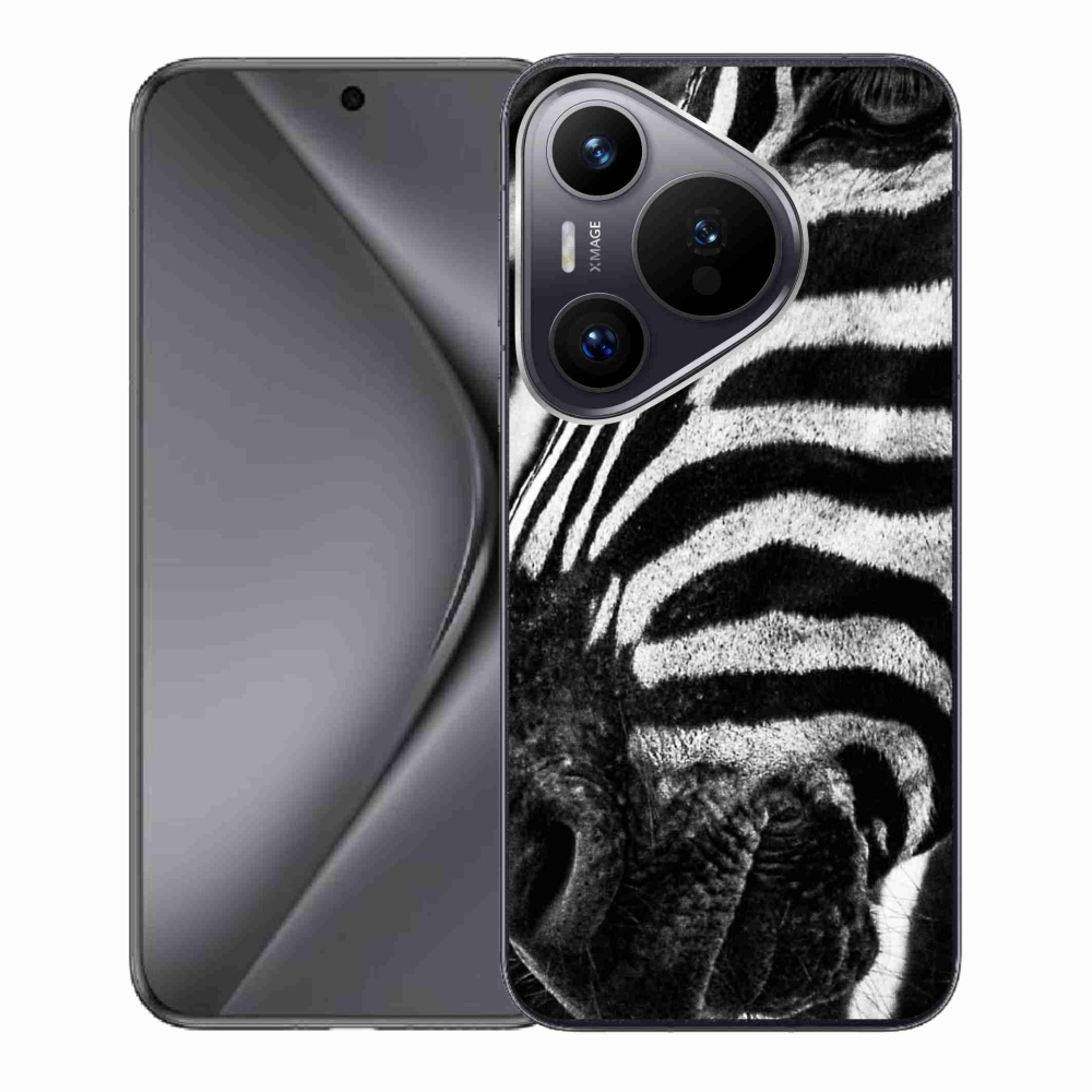 Zselés borító mmCase a Huawei Pura 70 készülékhez - zebra