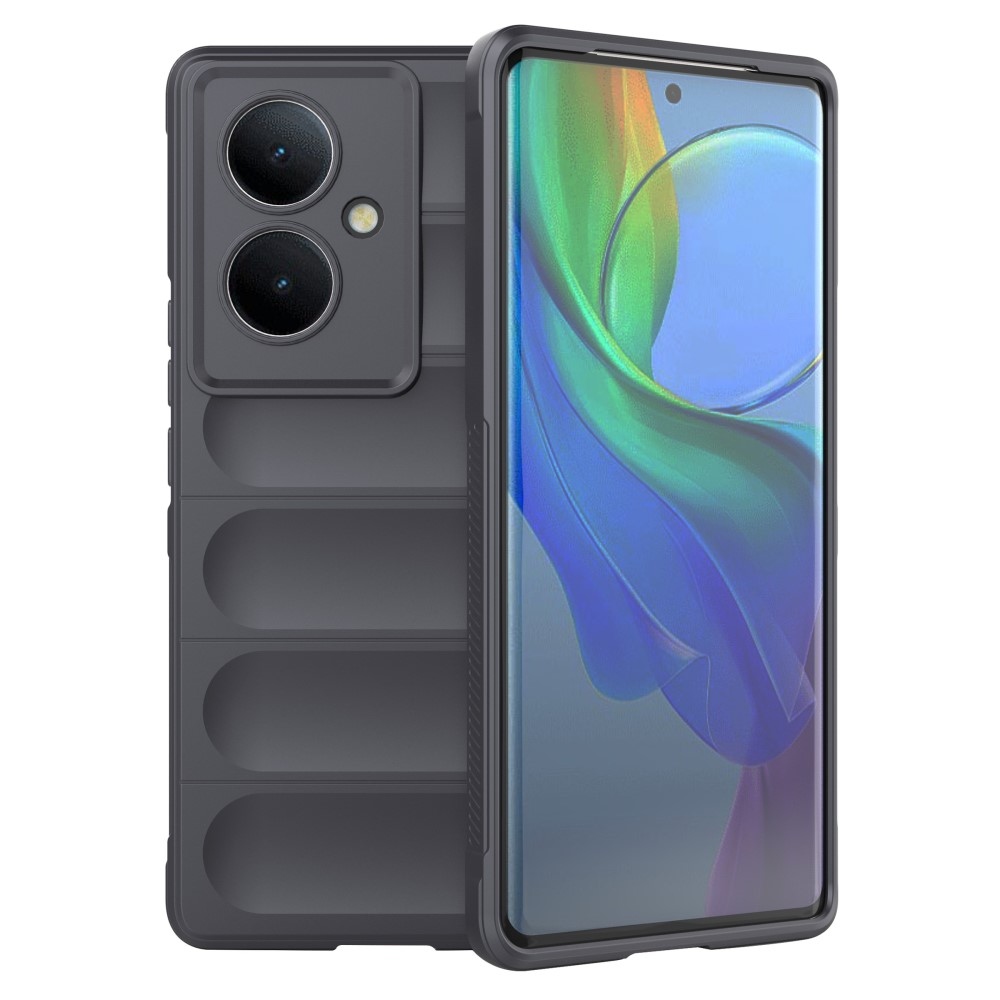 Rugg tartós zselés tok a Vivo V29 Lite 5G-hez - sötétszürke