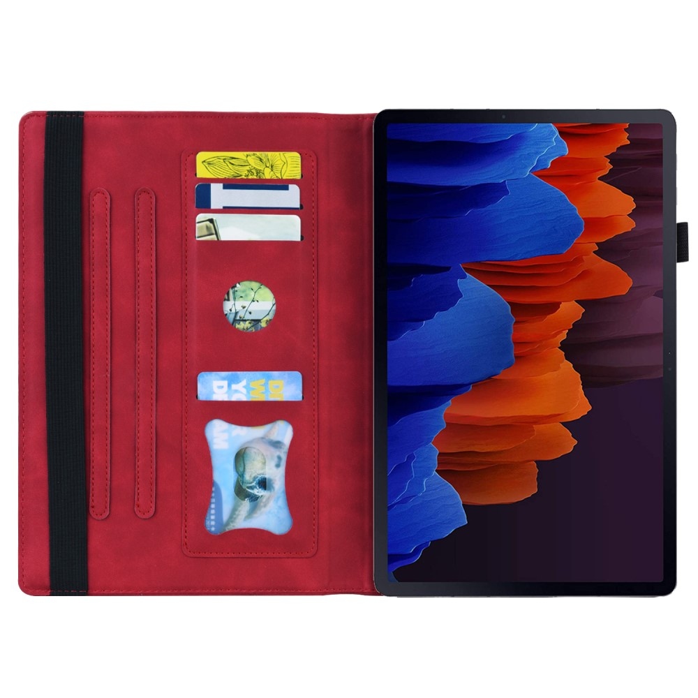 Üzleti táblagép tok Lenovo Tab P12 Pro - piros