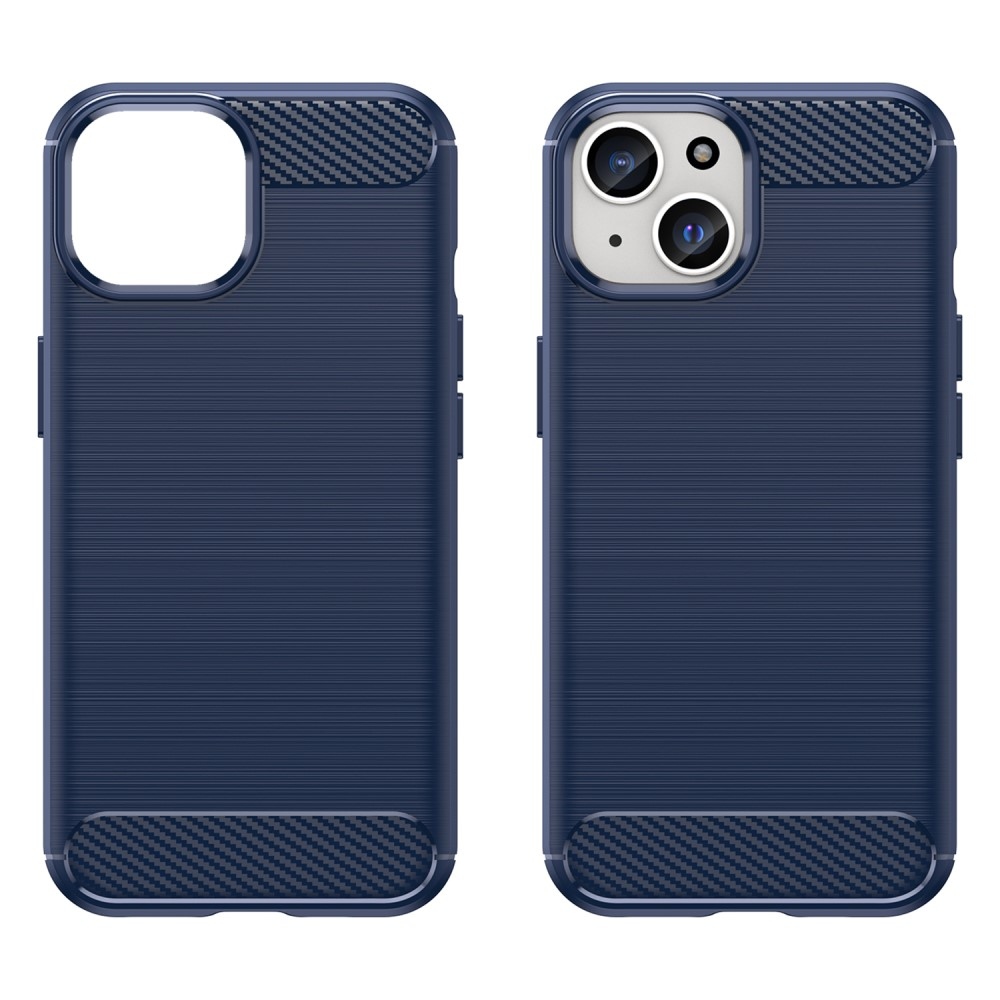 Szénálló zselés tok iPhone 15 Plus készülékhez - kék