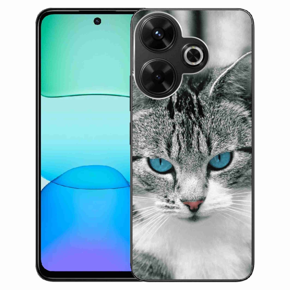 Gél borítás mmCase a Xiaomi Redmi 13 4G/Poco M6 4G - macskaszem 1