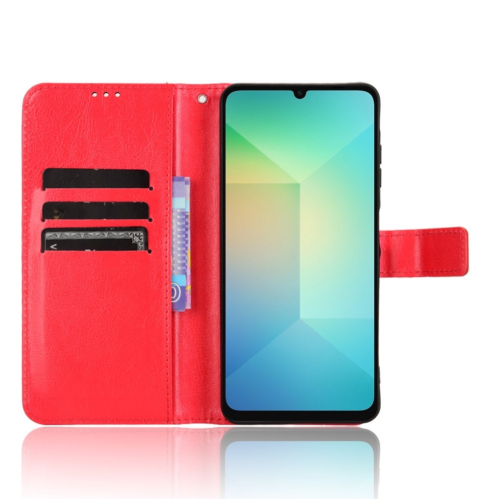 Őrült könyves tok Samsung Galaxy A06 4G - piros