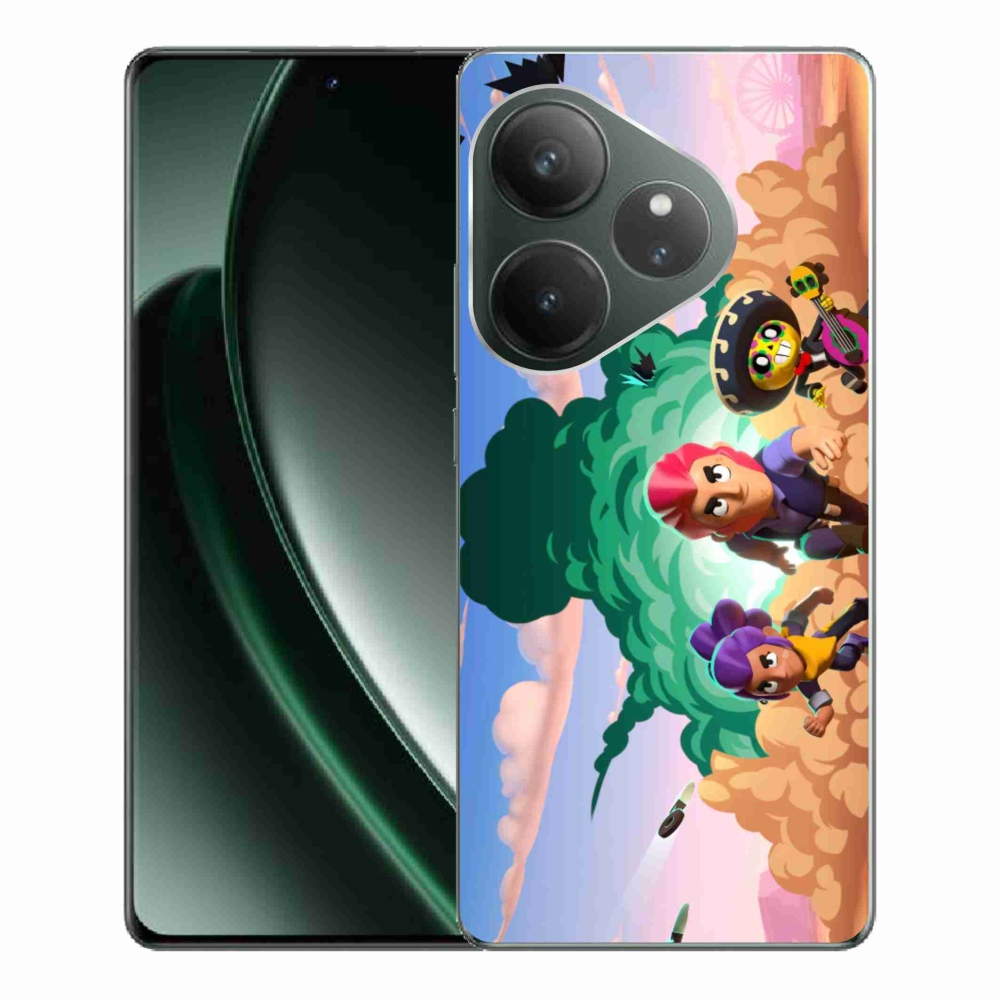 Gél borítás mmCase a Realme GT 6 5G/GT 6T 5G számára - brawl csillagok
