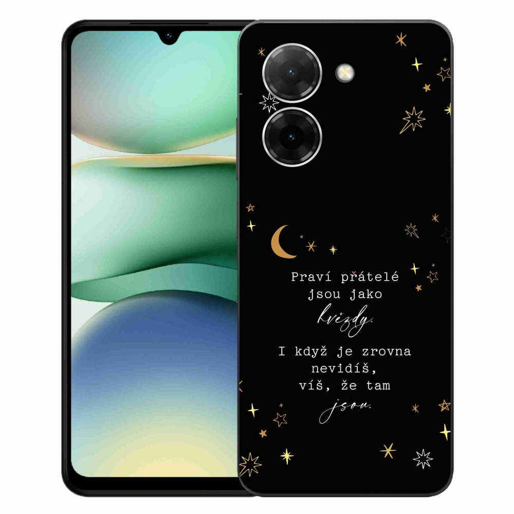 Gél borítás mmCase a Xiaomi Redmi A5 (171.7x77.8x8.3mm) - idézem 6 fekete háttérrel