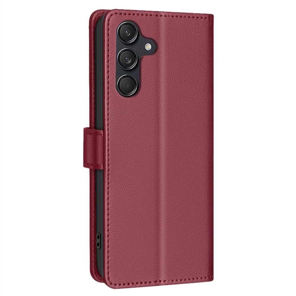 BINFEN könyvtáska Samsung Galaxy A56 5G - piros