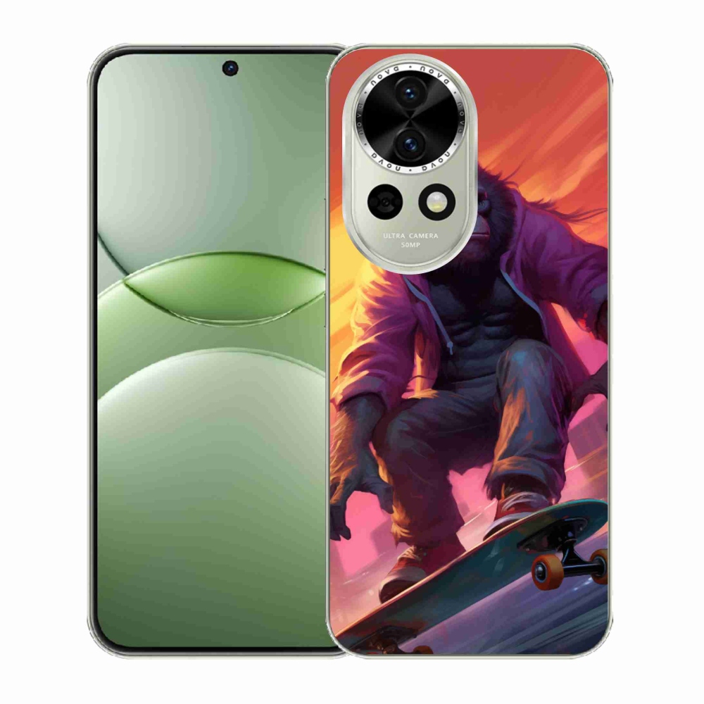 Gél borítás mmCase a Huawei Nova 13 5G-n - gorilla a gördeszkán