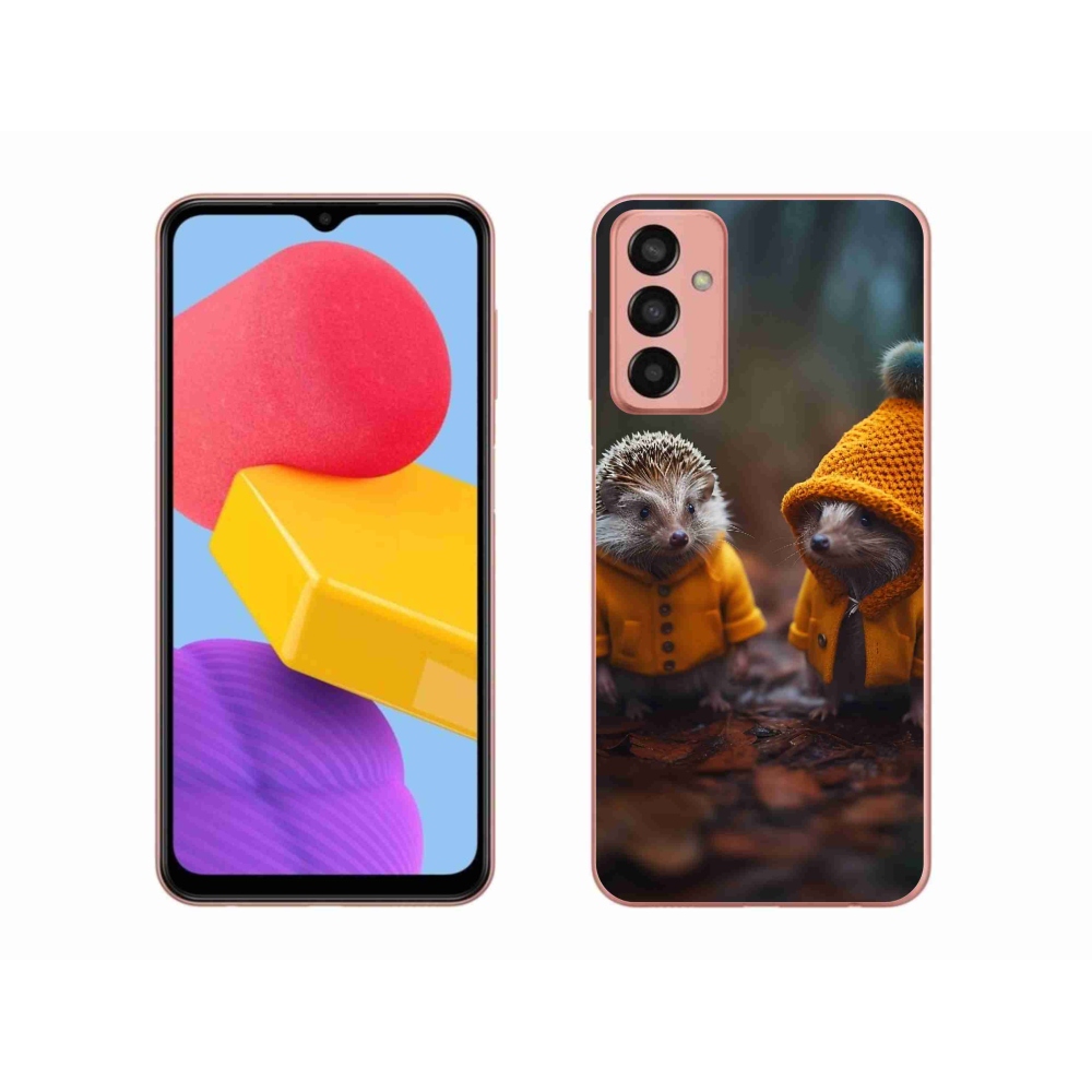Zselés borítás mmCase Samsung Galaxy M13 készülékhez - sünök