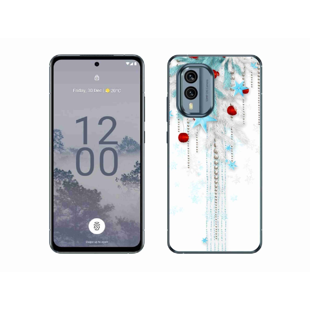 Zselés borítás mmCase a Nokia X30 5G készülékhez - karácsonyi dekoráció
