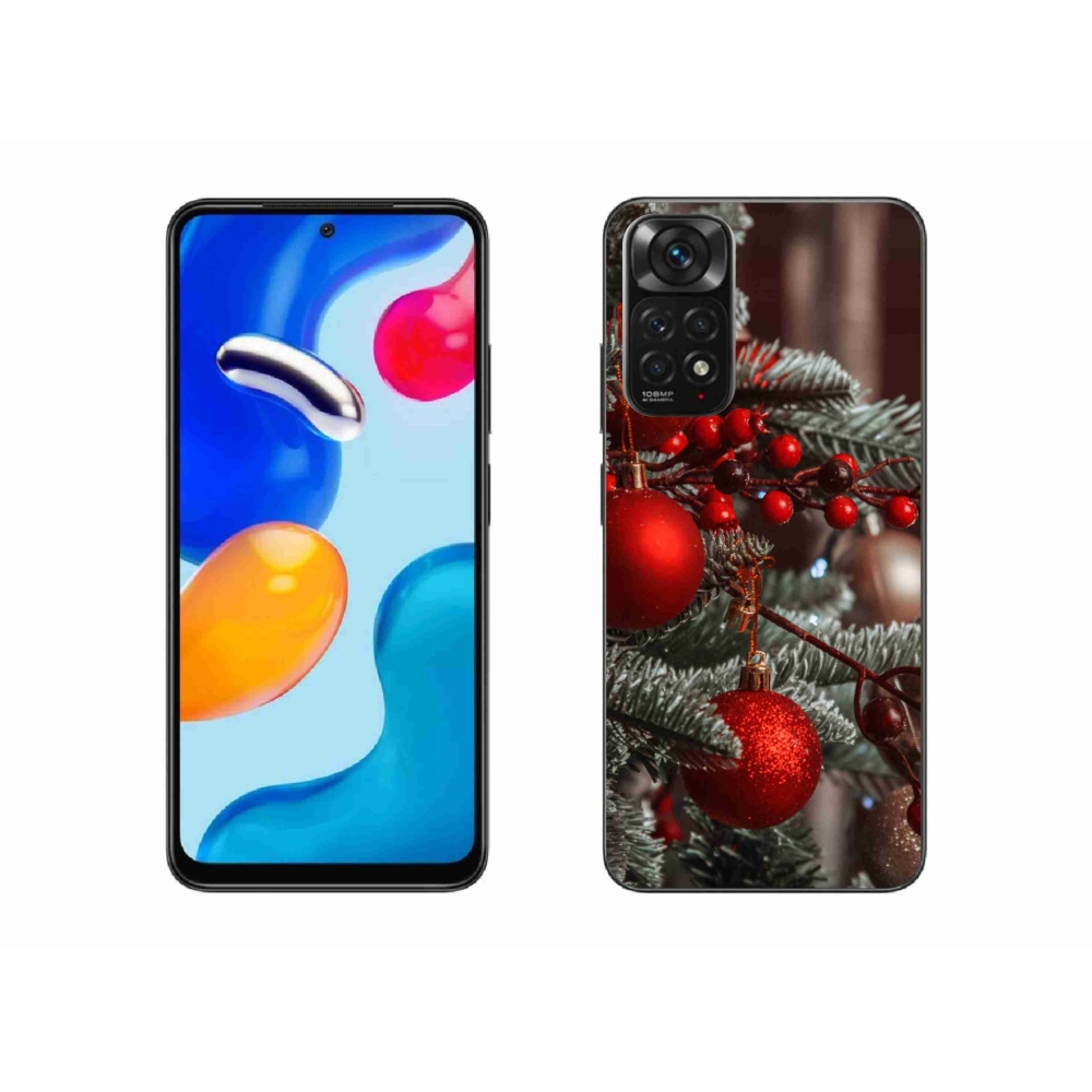 Gél borító mmCase a Xiaomi Redmi Note 11 4G-hez - karácsonyi dekorációk 2