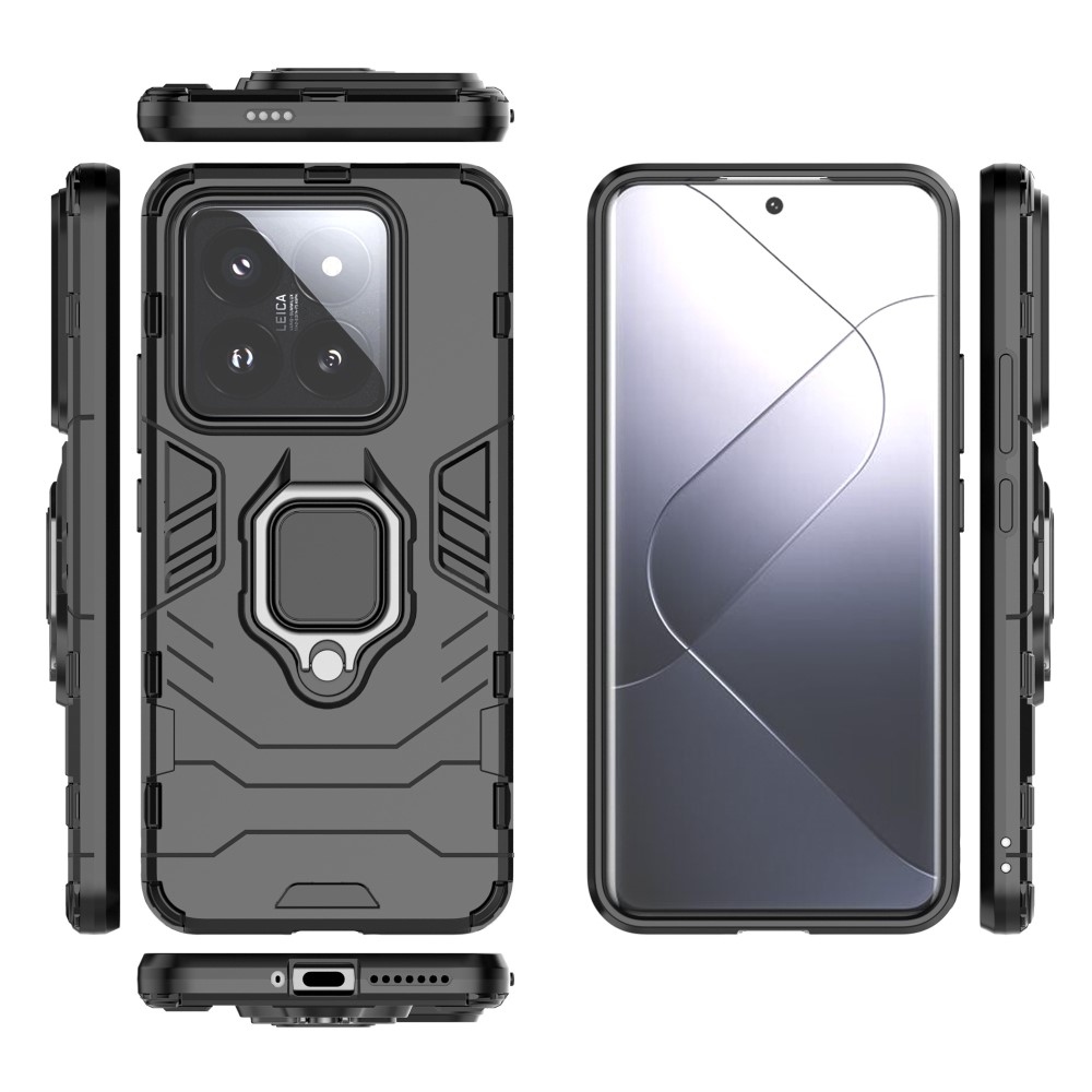 Guardy tartós borító a Xiaomi 14 Pro-hoz - fekete