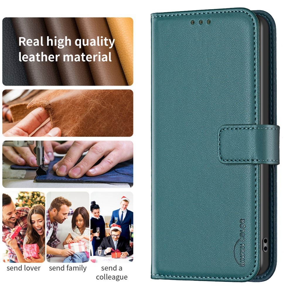BNF könyvtáska Samsung Galaxy M15 5G - zöld