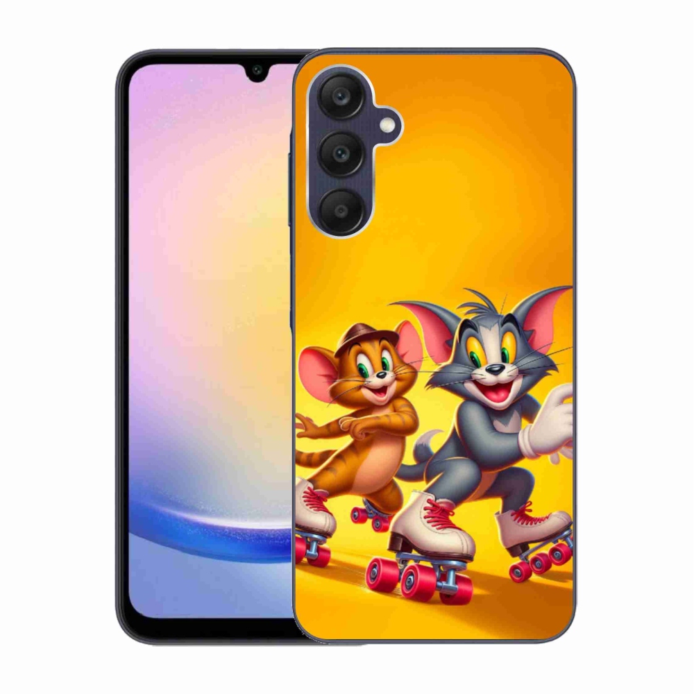 Zselés borítás mmCase Samsung Galaxy A25 5G készülékhez - tom and jerry