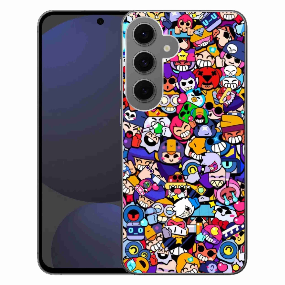Zselés borítás mmCase Samsung Galaxy S24 FE - verekedős csillagok 2