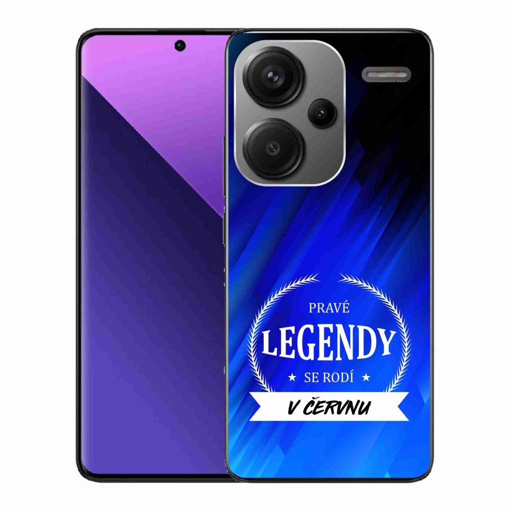 Gél borítás mmCase a Xiaomi Redmi Note 13 Pro+ 5G - legenda júniusi kék háttérrel