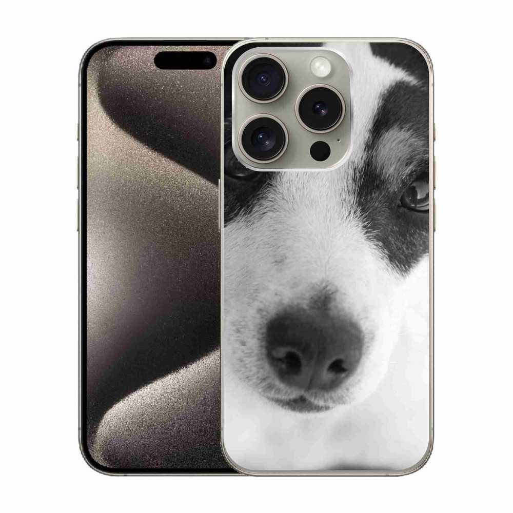 Zselés borítás mmCase iPhone 15 Pro készülékhez - kutya
