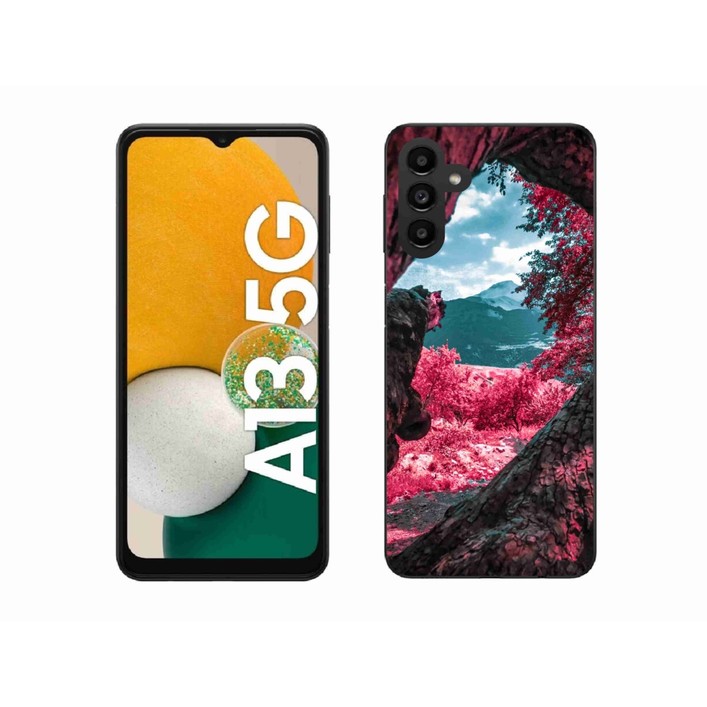 Gél borítás mmCase Samsung Galaxy A13 5G - hegyi kilátás