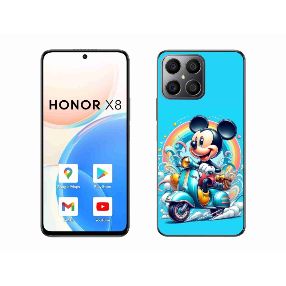 Gél borítás mmCase a Honor X8 4G készülékhez - mickey egér 2