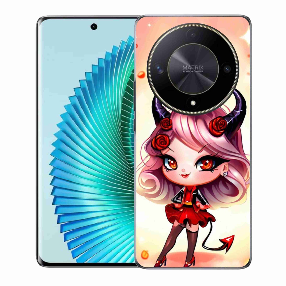 Gél borítás mmCase a Honor Magic 6 Lite 5G számára - rajzfilm ördög