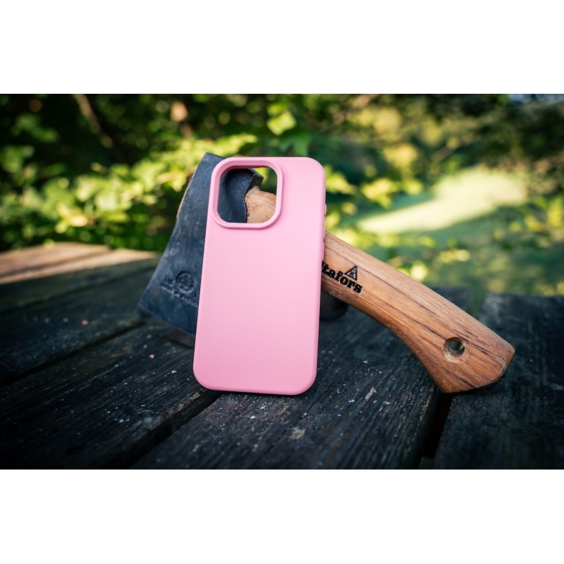 Tactical MagForce bársony Smoothie borító Apple iPhone 16 Plus rózsaszín párduchoz