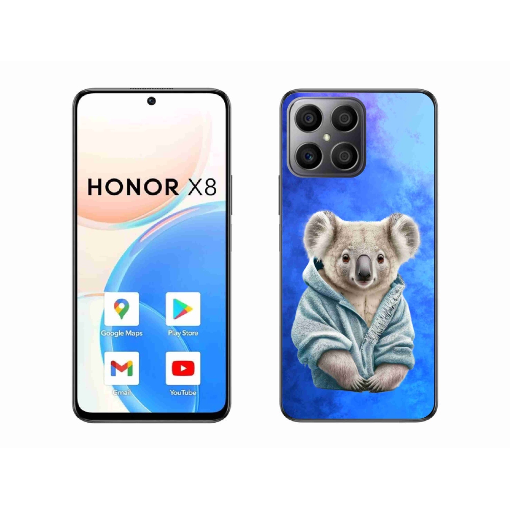 Zselés borítás mmCase a Honor X8-hoz - koala pulóverben