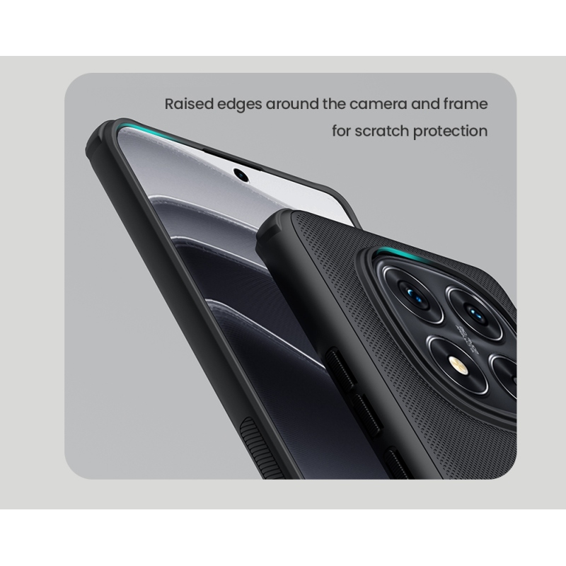 Nillkin Super Frosted PRO hátlap a Xiaomi Redmi Note 14 Pro+ 5G számára Sötétzöld