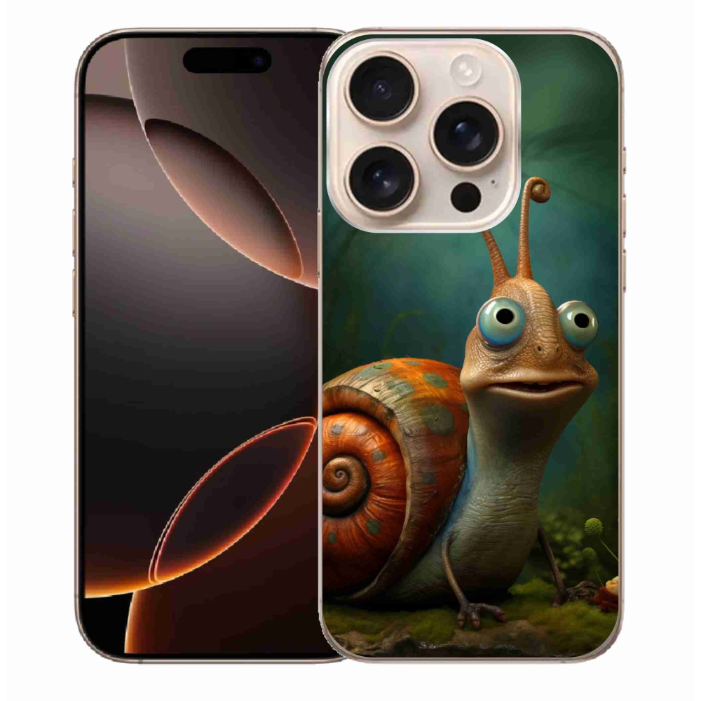 Zselés borítás mmCase iPhone 16 Pro Max készülékhez - csiga