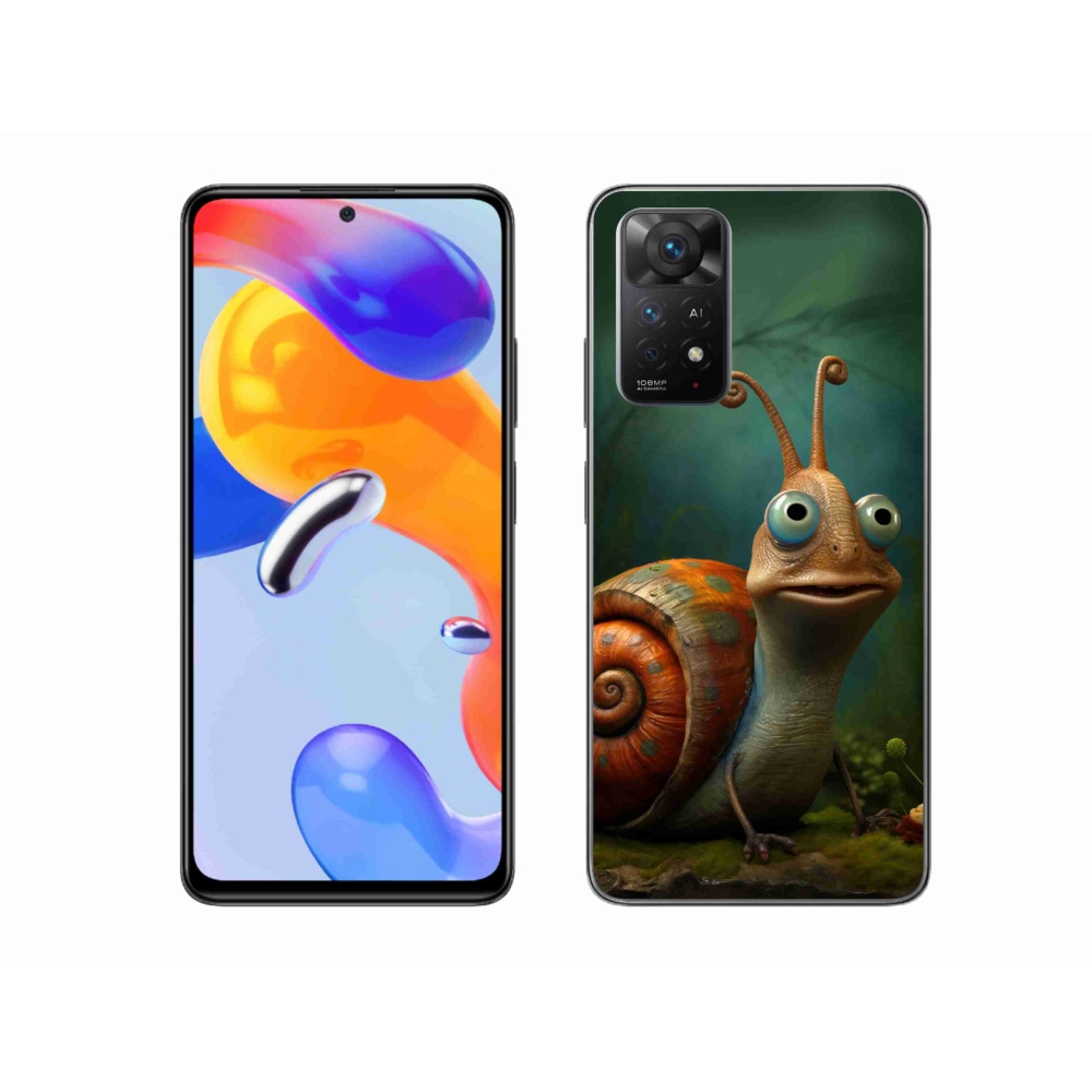 Gél borítás mmCase a Xiaomi Redmi Note 11 Pro 4G/5G-hez - csiga