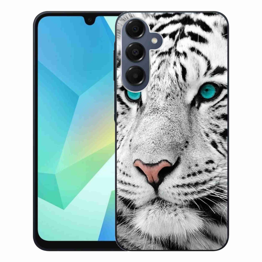 Zselés borítás mmCase Samsung Galaxy A16 4G/5G készülékhez - fehér tigris