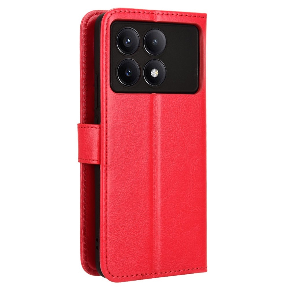 Tárcás könyv tok Xiaomi Poco X6 Pro 5G - piros