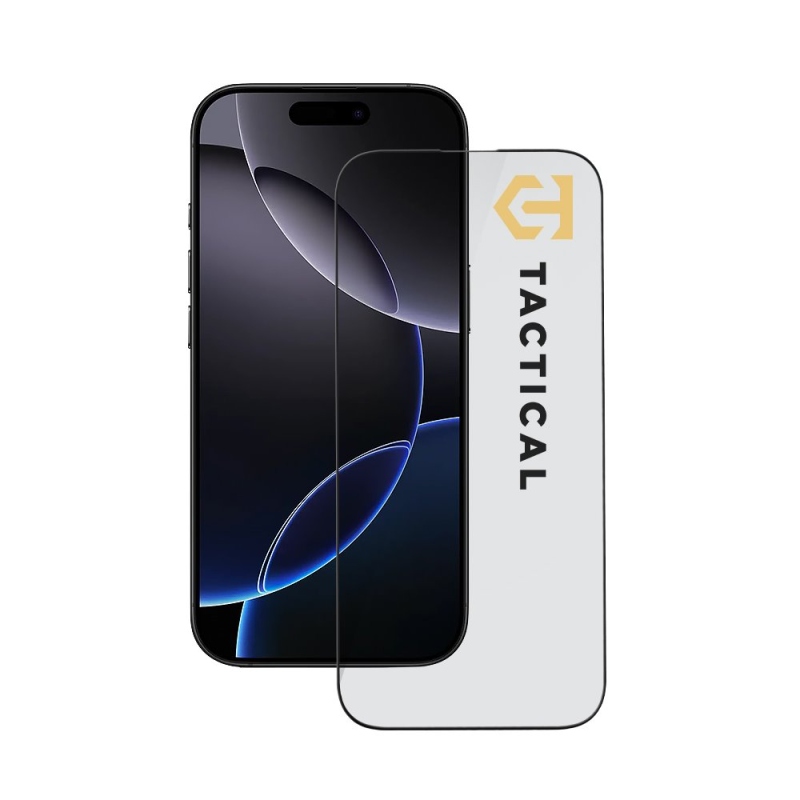 Tactical Glass Shield 5D üveg az Apple iPhone 16 Pro készülékhez Fekete