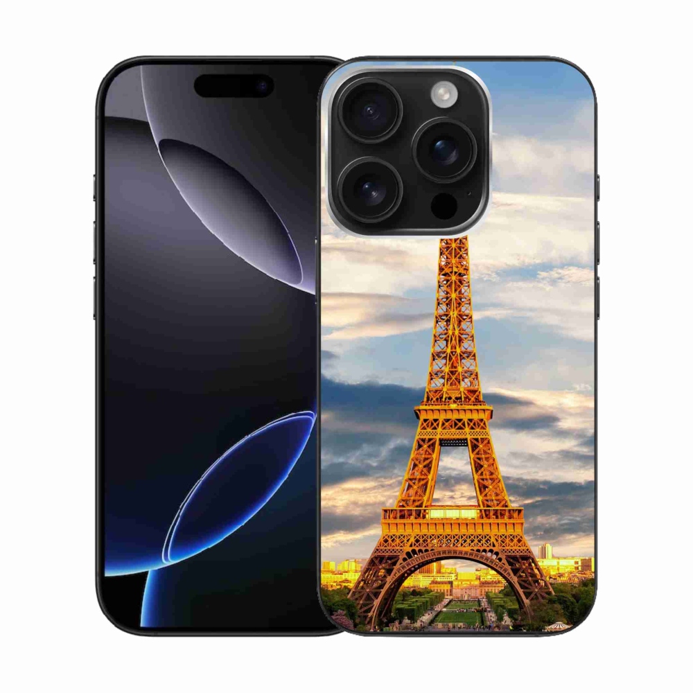 Zselés borítás mmCase iPhone 16 Pro készülékhez - eiffel-torony 3
