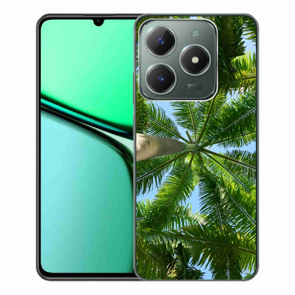 Gél borítás mmCase a Realme C61 készülékhez - pálmafák