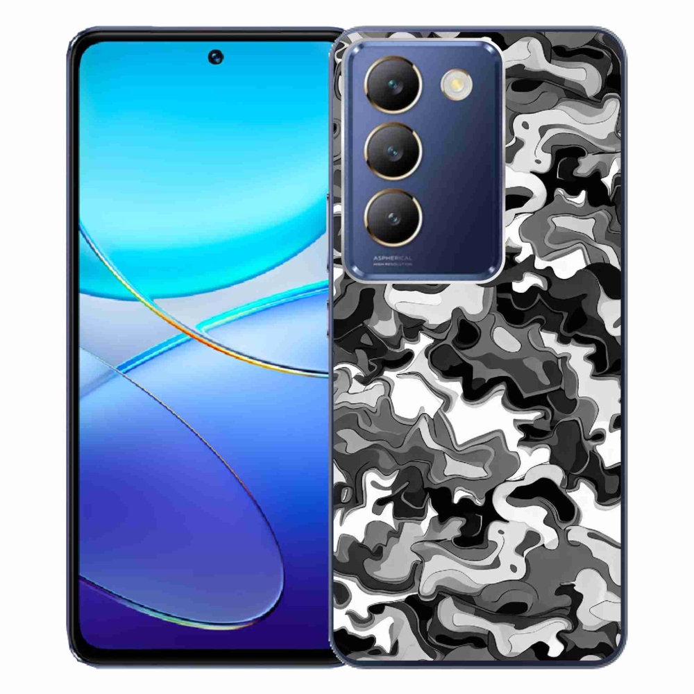 Gél borítás mmCase a Vivo V40 SE 4G/5G készülékhez - terepszínű minta 3