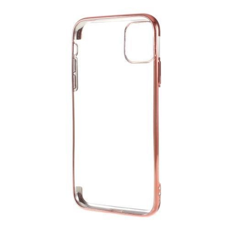 Edge zselés tok Apple iPhone 11 Pro Max 6.5 (2019) készülékhez - rózsa arany