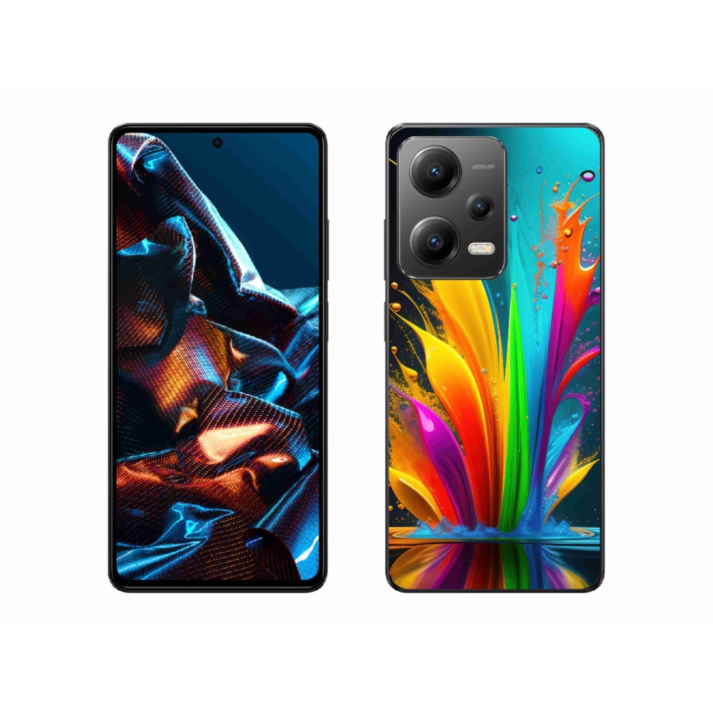 Gél borítás mmCase a Xiaomi Redmi Note 12 Pro 5G számára - absztrakt motívum 1