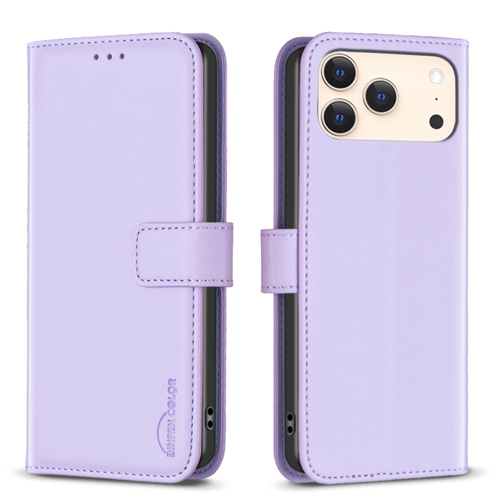 BNF könyvtáska iPhone 17 Pro készülékhez - világos lila