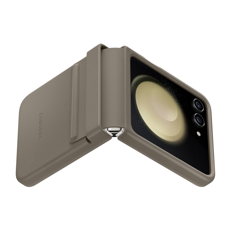 EF-VF731PAE Samsung bőr borító Galaxy Z Flip 5 Etoupe számára