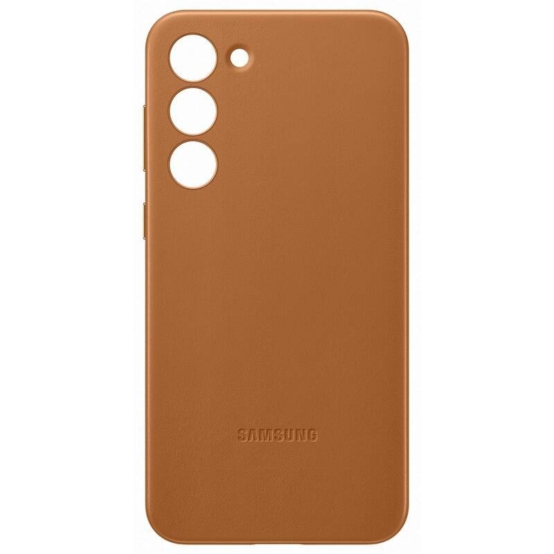 EF-VS916LAE Samsung bőr borító Galaxy S23+ Camel
