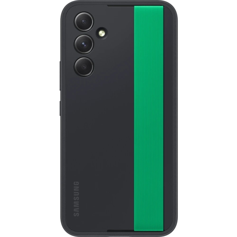 EF-XA546CBE Samsung Slim Strap Cover for Galaxy A54 5G fekete