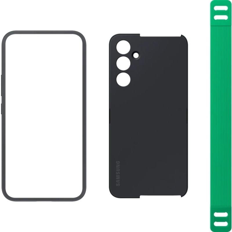 EF-XA546CBE Samsung Slim Strap Cover for Galaxy A54 5G fekete