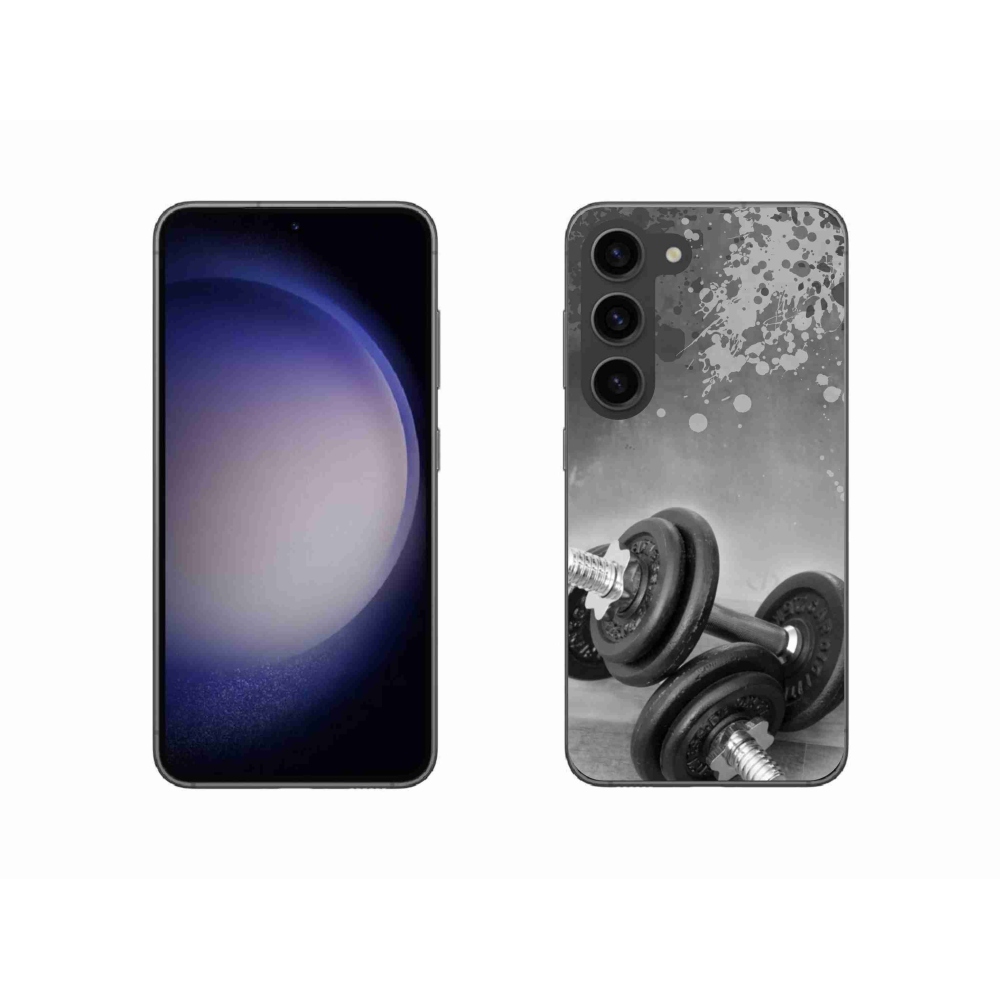 Zselés borítás mmCase Samsung Galaxy S23 5G készülékhez - súlyzók 1