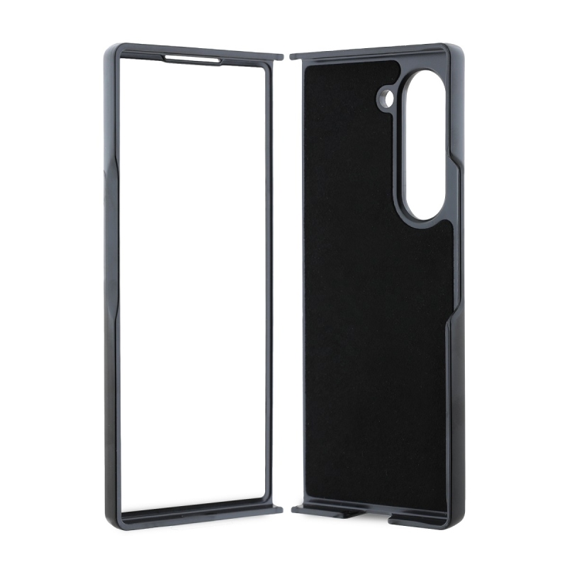 Karl Lagerfeld PU Saffiano Monogram Karl Head hátlap Samsung Galaxy Z Fold 6 Fekete fekete