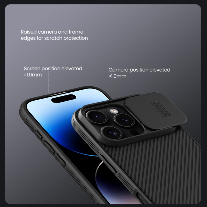 Nillkin CamShield PRO hátlap Apple iPhone 16 Pro készülékhez Sötétzöld