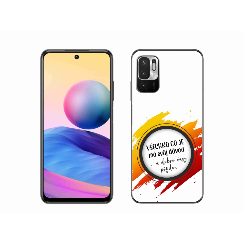 Gél borítás mmCase a Xiaomi Poco M3 Pro/5G számára - idézem 3 fehér háttér