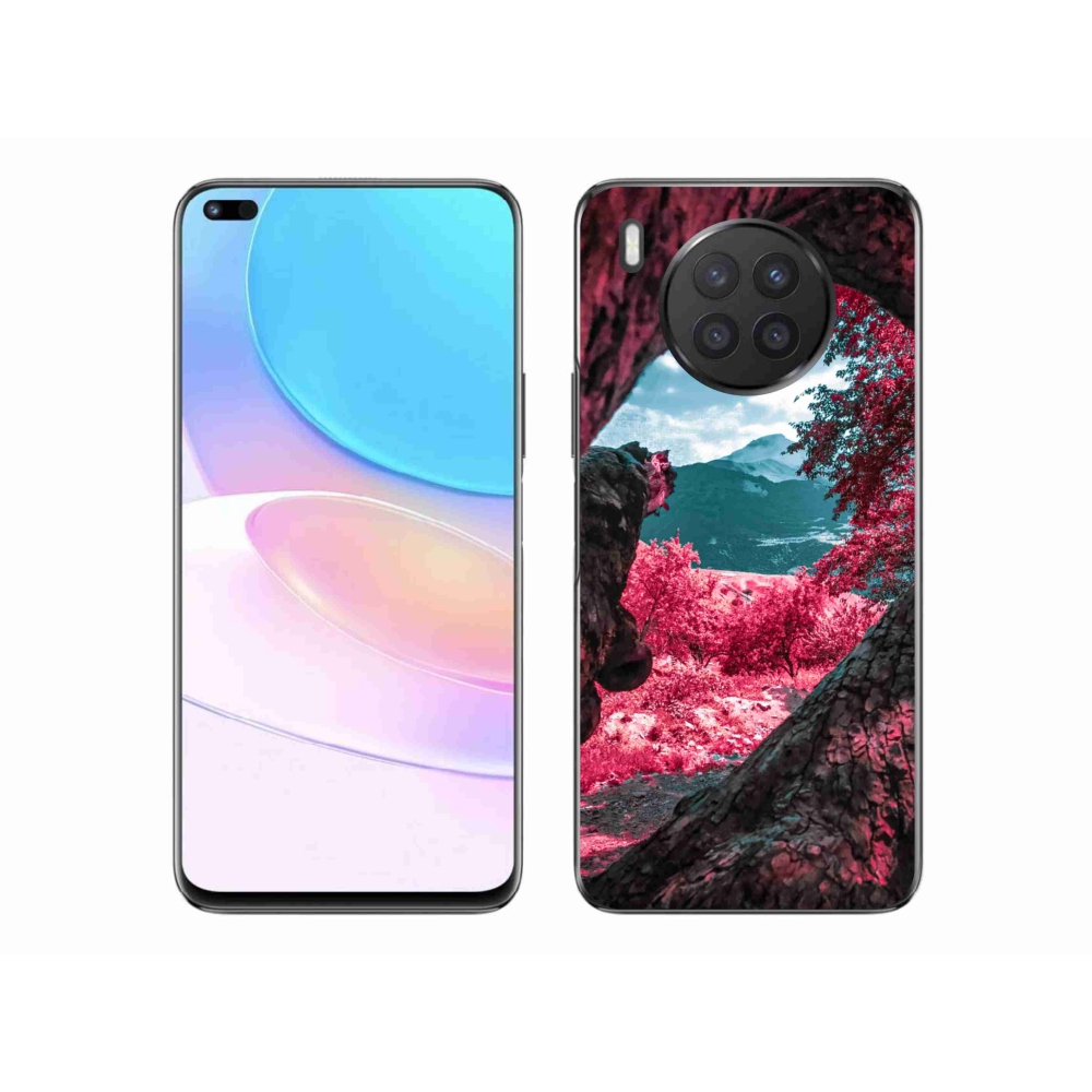 Gél borítás mmCase a Huawei Nova 8i - hegyi kilátás