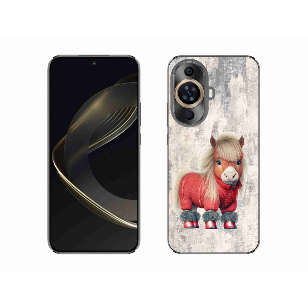 Gél borítás mmCase a Huawei Nova 11-hez - póni pulóverben