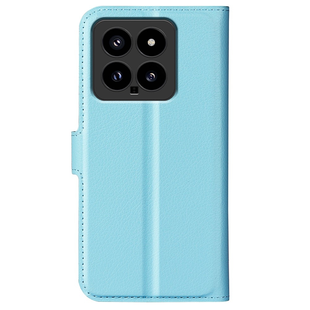 Litchi könyv tok a Xiaomi 14-hez - kék